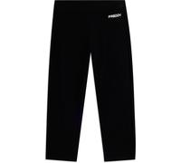 FREDDY - Leggings Corsaro con Piccolo Logo Glitter, Donna, Nero, Extra Small
