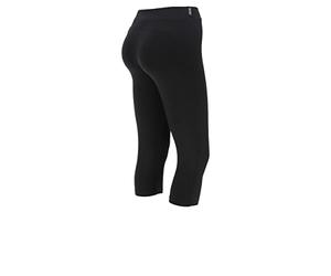 FREDDY - Leggings Corsaro con Stampa Training Lucida, Nero, Small