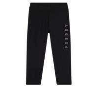 FREDDY - Leggings Corsaro Vita Regular con Logo Glitter sul Fianco, Donna, Nero, Extra Small