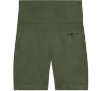 Freddy Leggings Corti Seamless con Vita Alta e Inserti in Costina Agave Green Donna Medium/Large