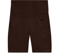 Freddy Leggings Corti Seamless con Vita Alta e Inserti in Costina Demitasse Donna Medium/Large