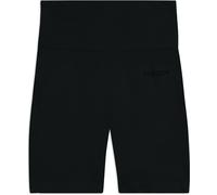 Freddy Leggings Corti Seamless con Vita Alta e Inserti in Costina Nero Donna Exsmall/Small