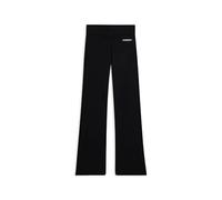 Freddy Leggings Donna a Zampa in Felpa Elasticizzata con Logo Minimal