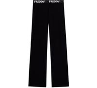 Freddy Leggings flare con elastico logato da bambina e ragazza Nero Junior 12 Anni