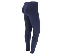 FREDDY - Leggings Regular con Stampa Fantasia Floreale, Blu, Large