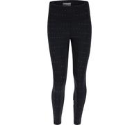 Freddy Leggings Superfit ecologici traspiranti logo all over Nero Donna Large