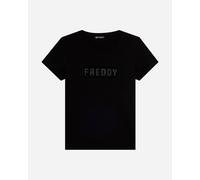 Freddy Logo Borchie W - T-shirt - Donna - Nero L