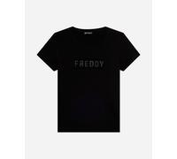 Freddy Logo Borchie W - T-shirt - Donna - Nero M