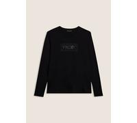 Freddy Long Sleeves Nero T-Shirt M/L Girocollo Nera Donna F25WTRT5 N
