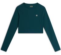 Freddy Maglia corta con maniche lunghe tessuto tecnico costine Dark Sea Donna Extra Large