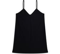 Freddy Miniabito a sottoveste in jersey a costine Nero Donna Small