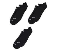FREDDY - Pack 3 Calzini Sportivi Corti Con Linguetta Antiscivolo, Unisex, Nero, 43-46