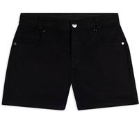 Freddy Pantaloncini corti 5 tasche in heavy jersey stretch Black Direct Dyed Donna Extra Small