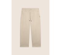 Freddy Pantalone Cropped in Popeline elasticizzato Whitecup Grey da Donna L Beige