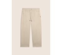 Freddy Pantalone Cropped in Popeline elasticizzato Whitecup Grey da Donna S Beige