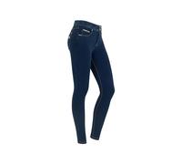 FREDDY - Pantalone Jeggings Skinny Vita Media in Jersey Denim, 84% Cotone 16% Elastan