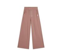 Pantalone wide leg in felpa viscosa effetto tricot