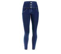 FREDDY - Pantalone Wr.up® Skinny Vita E Lunghezza Regular In Denim Scuro, Donna, Denim Scuro, Xxs
