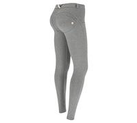 FREDDY - Pantalone WR.up® Super Skinny Vita E Lunghezza Regular, Donna, Grigio, Extra Small