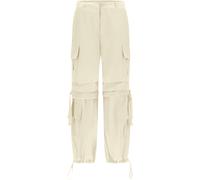 Freddy Pantaloni cargo con doppie tasche e coulisse intermedia Brown Rice Direct Dyed Donna Extra Large