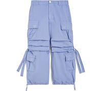Freddy Pantaloni cargo da bambina in cotone tinto capo Lilla Junior 8 Anni