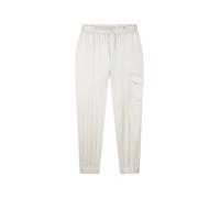 FREDDY Pantaloni Cargo Donna Effetto Seta - Fondo Elasticizzato e Tasche