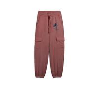 FREDDY - Pantaloni Cargo in French Terry da Donna con Grafica Disney, Donna, Rosa, Medium