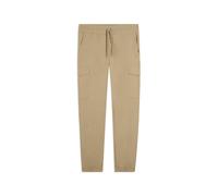 FREDDY - Pantaloni Cargo in Popeline Elasticizzato, Donna, Beige, Small