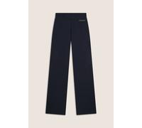Pantaloni comfort fit in jersey con gamba ampia