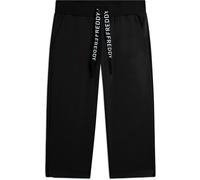 FREDDY - Pantaloni Corsaro con Fondo Stondato E Logo, Donna, Nero, Large