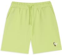 Freddy Pantaloni corti Bambina in Cotone con Logo Argento Lime Junior 8 Anni