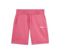 FREDDY - Pantaloni Corti con Piccolo Logo Glitter, Donna, Rosa, Extra Large