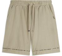 Freddy Pantaloni corti wide leg in tessuto crinkle Abbey Stone Donna Small