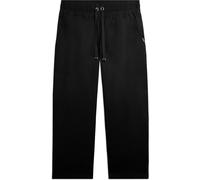 Freddy Pantaloni Cropped in Popeline elasticizzato Nero Donna Extra Large