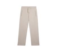 FREDDY Pantaloni Donna Gamba Dritta con Spacchi Orlo in Felpa Modal, Coulisse e Dettagli Strass