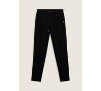 Freddy Pantaloni donna in felpa micro-trecce con fondo dritto Black
