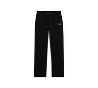 FREDDY Pantaloni Donna Regular in Felpa Garzata con Gamba Dritta, Vita con Coulisse e Tasche