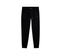 Freddy Pantaloni donna Regular in felpa Modal – polsini, logo strass bicolore – Nero Small