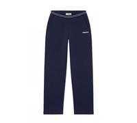 FREDDY - Pantaloni Gamba Dritta con Elastico Logato Perlato in Vita, 95% Cotone 5% Elastan
