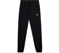 Freddy Pantaloni in felpa con fondo a polsino e dettagli rigati Jet Black Uomo Small