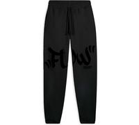 Freddy Pantaloni in felpa con stampa Flow e fondo raccolto Gray Asphalt Donna Xxs