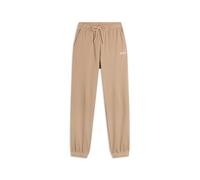 FREDDY - Pantaloni Joggers da Donna in Tessuto Jersey Waffle, Donna, Marrone, Large