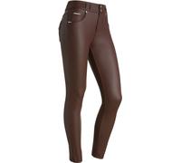 Freddy Pantaloni N.O.W.® skinny vita media in similpelle ecologica French Roast Donna Large
