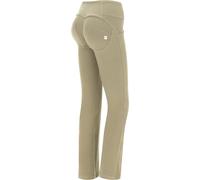 Freddy Pantaloni push up WR.UP® in cotone vita media fondo cropped Olive Donna Xxs