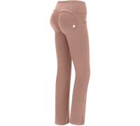 Freddy Pantaloni push up WR.UP® in cotone vita media fondo cropped Raw Umber Donna Large