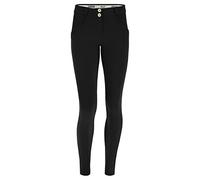 FREDDY - Pantaloni Push Up WR.up® in Jersey Organico Vita Bassa, Nero, Small