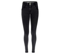 FREDDY - Pantaloni Push Up Wr.up® Skinny In Jersey-denim Ecologico, Donna, Denim Nero, Xxs