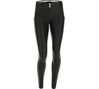 Freddy Pantaloni push up WR.UP® superskinny similpelle ecologica Nero Donna Extra Large