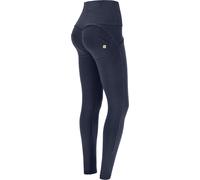 Freddy Pantaloni push up WR.UP® superskinny vita alta cotone organico Blu Navy Donna Extra Large