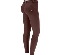 Freddy Pantaloni push up WR.UP® vita regular 7/8 tessuto bioattivo French Roast Donna Extra Small